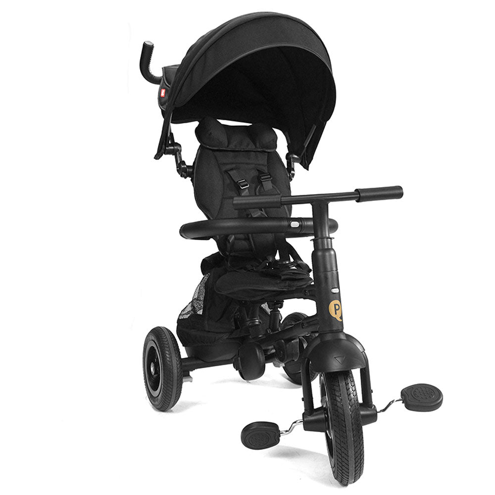 Black Rito Plus Folding Trike Smart Trike for Kids Rito Trike